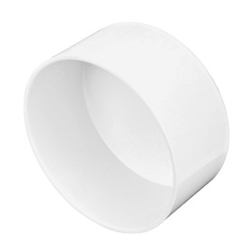 NDS 6P06 PVC S&D Cap, 6-Inch, Makes Solvent-Weld Connections, for Use with 6-Inch Sewer and Drain Pipe, White