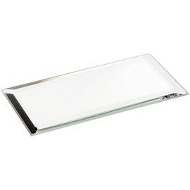 Plymor Rectangle 3mm Beveled Glass Mirror, 2 inch x 4 inch (Pack of 6)