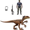 Mattel Jurassic World Saga Dino Humano Pack 3