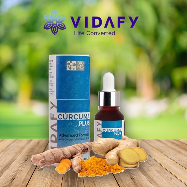 Nanofy Curcuma Plus with Ginger and Vitamins C and D3.