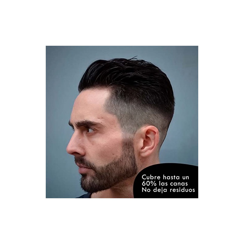 Gel Cubre Canas 4x4 Negro - Gel para Cabello para