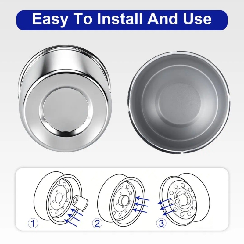 4.25"Push Through Center Caps for Trailer Truck RV Wheel Rims