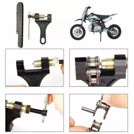 Universal Heavy Duty Chain Breaker Tool 420 530 Chain Motorcycle bike - US