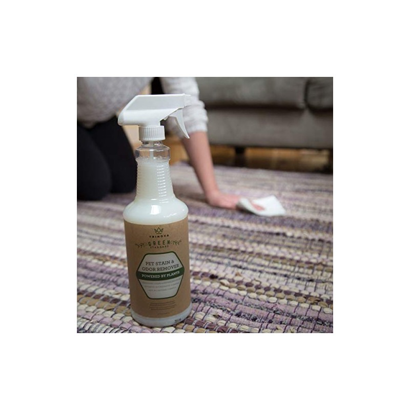 TriNova Pet Stain and Odor Remover Eliminator - Advanced Enzyme