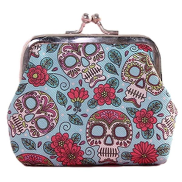 PacificPlex Day of the Dead Sugar Skulls Coin Purse Dia