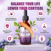 Cortisol Support Liquid Drop w/ Magnesium Ashwagandha -Balanced Adrenal Function