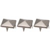 BORDSTRACT Rivets for Shoes, 100 Pieces Square Rivets, 15 mm