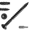 Wensilon #8 * 2" Black Deck Screws, (311pcs) 2 lbs.Exterior