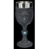 Figuren Shop GmbH Gothic goblet - night wolf with blue