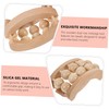 Outanaya 10 Wooden Dual Row Bead Back Massager Portable Manual