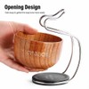 Anbbas Shaving Set, Pure Badger Hair Shaving Brush Wood Handle