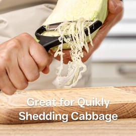 M Jingmei Vegetable Peeler Large Peelers for Kitchen, Y Wide Veggie Shredder for Cabbage Lettuce Julienne, Swivel Stainless Steel Blades Big Size