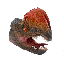 Andux Dinosaur Hand Puppet Realistic Soft Rubber Interactive Role Play Hand Puppet Toys DWST-01 (Dilophosaurus) 103