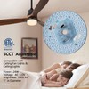 24W Dimmable LED Ceiling Fan Flush Mount Light Engine Retrofit