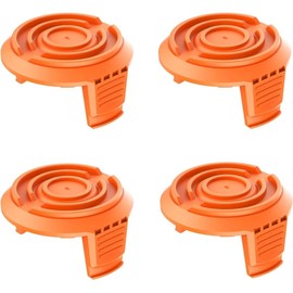 MUFUSHAN 4 Pcs Trimmer Spool Cover WA0004 & WA0010 Replacement for WORX Grass Trimmer WG150E WG154E WG155E WG157E WG160E WG163E WG166E WG167E WG169E