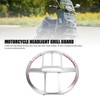Headlight Grill Cover, Front Headlight Mesh Grill Cover, Aluminum Alloy