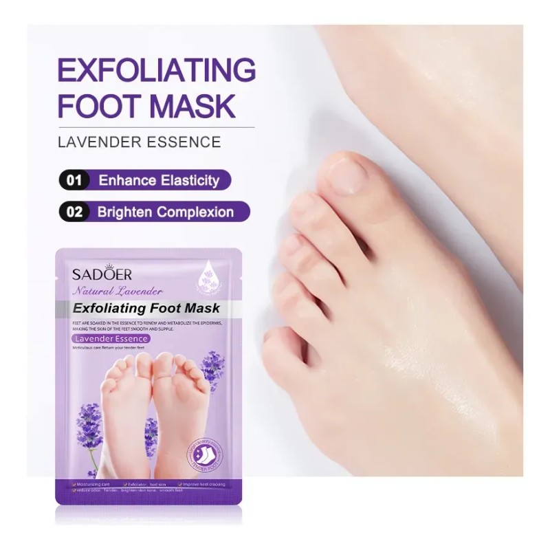 Mascarilla Exfoliante Para Pies - Pack De 5 Pares Para