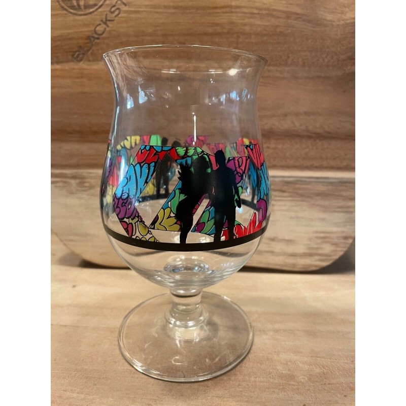 Duvel Beer Chalice Glass x Artist FAKE Belgium Limited Edition