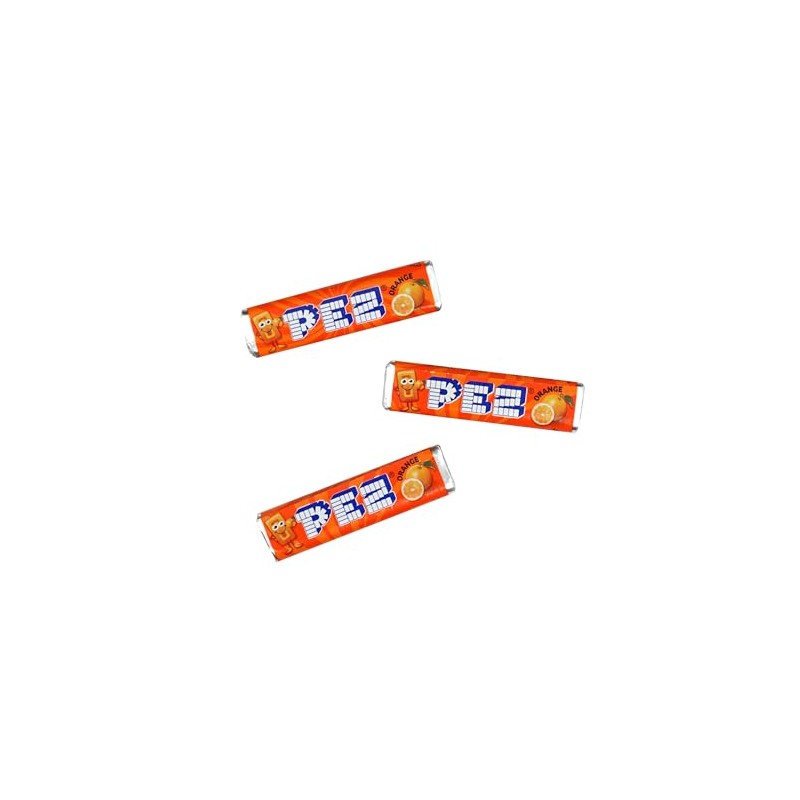 Candy Refills, Orange Flavor, 1 Pound Bulk Bag (Approx. 40