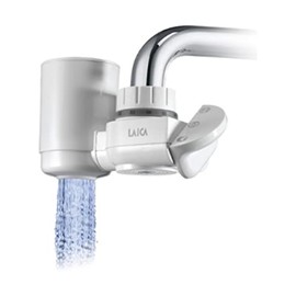 Laica RK50A Venice Water Filter System for Tap, Adaptor Included, Quality Filtered Water, up to 900 L, Includes 1 Hydrosmart+ Water Filter 0.5 L Stainless Steel Bottle