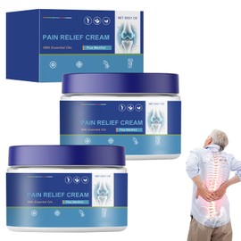 VLUVLA Joint Care Cream with Menthol, Fast Absorbing Joint Massage Cream for Knees, Hands, Fingers, Legs & Feet, Cooling Body Care Cream, 30g x 2