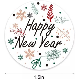 Unbranded 50  Happy New Year Stickers Teacher Supply Party Favors Envelope Seals Crafts