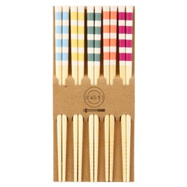 Fuji Boeki Chopsticks Set of 5 Border 10940