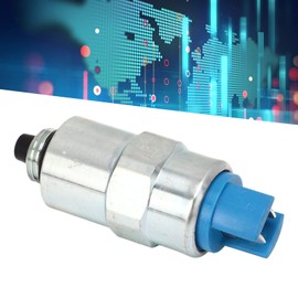 Aramox Válvula Solenoide de Parada de Combustible 7167620C Reemplazo para Delphi, ABS, Acrilonitrilo Butadieno Estireno (ABS), 2 Puertos, Válvula Solenoide, Válvula