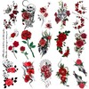 Oottati 15 Sheets Small Cute Hand Arm Temporary Tattoo Stickers