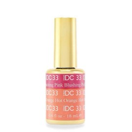 DAISY DND DC Mood Color Changing Gel .6 fl oz  - 33 BLUSHING PINK TO HOT ORANGE