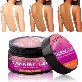 Brown Tanning Cream, 100 g Sunbed Tanning Accelerator, Intensive Tanning Luxe Gel with Fruit Aroma, Effective in Sun Loungers & Outdoor Sun, Achieve Natural Tan (Peach)