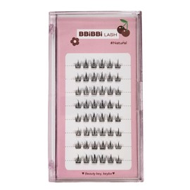 No GLUE Kibo Pirash, One-Touch False Eyelashes (#Natural)