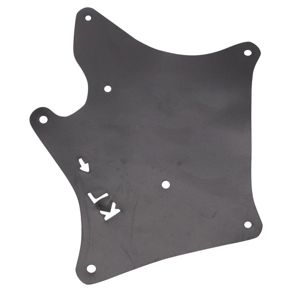 TRQ Front Left Forward Fender Splash Shield Black Drivers Side