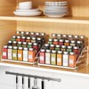 2 Pack Spice Rack Organizer for Cabinet, Depth Adjustable 4