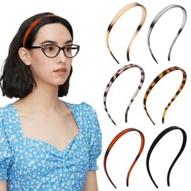 Ondder No Pressure Headbands for Women Glasses Wearers Comfortable Plastic Headbands with Teeth