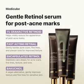 MEDICUBE Deep Vita A Retinol Serum, Srum Facial Coreano con Retinol, Retinal, Bakuchiol, Niacinamida y Colgeno, para Lneas Finas, Firmeza y Textura,  