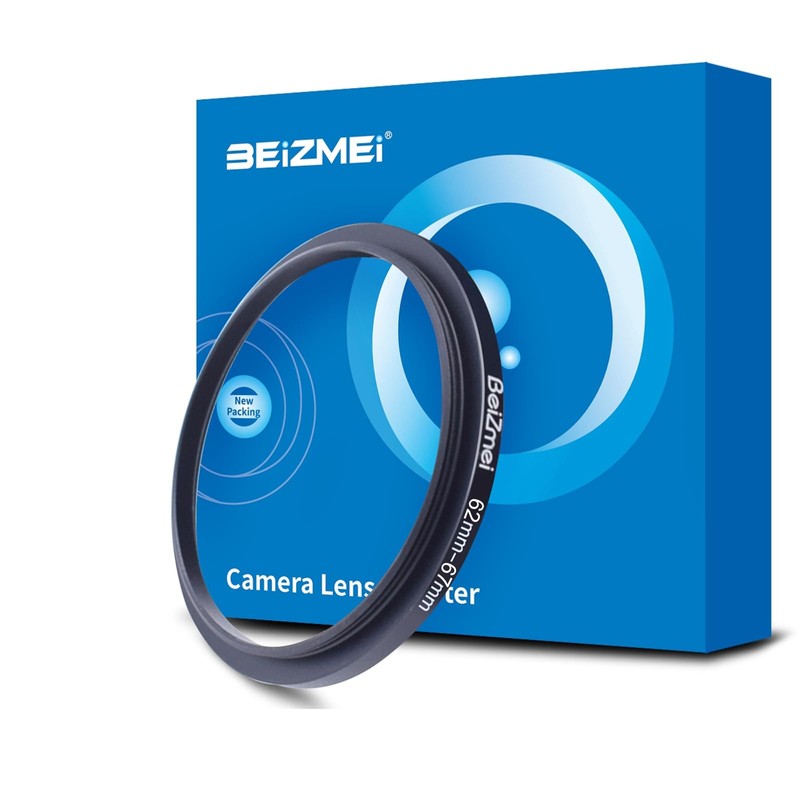 62mm to 67mm Filter Adapter Compatible with All 62mm Lens