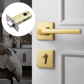 2 Pcs Mortice Latches Interior Door Catch 45mm Tubular Door Mortice for Sprung Lever Door Handles Tubular Latch Compatible with Various Door Lock Handles