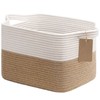 Goodpick Woven Storage Baskets for Organizing, Dog Toy Basket Medium