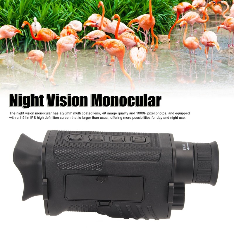 Night Vision Monocular 8X Digital Infrared Telescope 4K 1080P 2200mAh