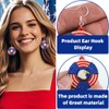 4th of July Earrings Set - 6 Pairs Patriotic Glitter