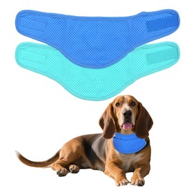 hoyuwak 2 Pack Instant Cooling Dog Bandana Scarf & Vest – Reusable, Adjustable Pet Cooling Bandana for Dogs, Summer Essentials for Walks, Hikes, Playtime
