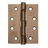 Excel XL869-ANB Pair of 4" Grade 11 Door Hinges, Antique