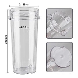 Joyparts Replacement Parts 16oz Single Serve Cup With Sip&se