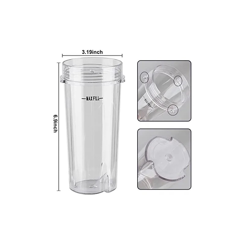 Joyparts Replacement Parts 16oz Single Serve Cup With Sip&se
