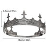 King Crown for Men Crowns Tiara for Birthday Party Costume