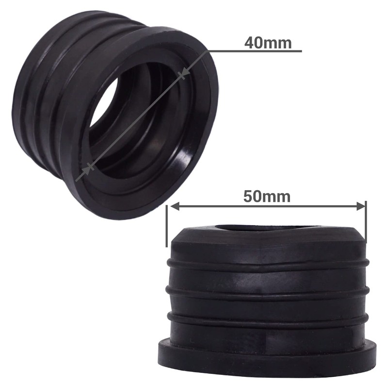 SKIR'CO Rubber Sleeve for Drain Pipe Pipe Connector Pipe Adapter