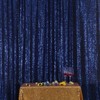 SquarePie Sequin Backdrop 10FT x 10FT Navy Blue Curtain Background