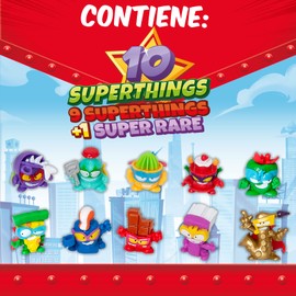 Superzings Kazoom Kids Blister Pack of 10 SuperThings (Including 1 Gold Guide) PST8B416IN00 Multi-Coloured