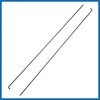 A ABSOPRO 12 Pcs 14G J Bend 293mm Bike Bicycle